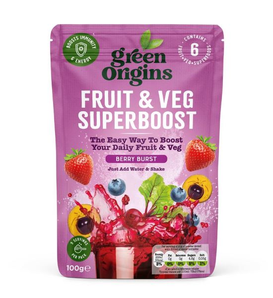 Green Origins Berry Burst Fruit & Veg Superboost 100g
