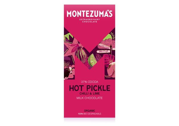 Montezumas Hot Pickle Milk Chocolate 90g