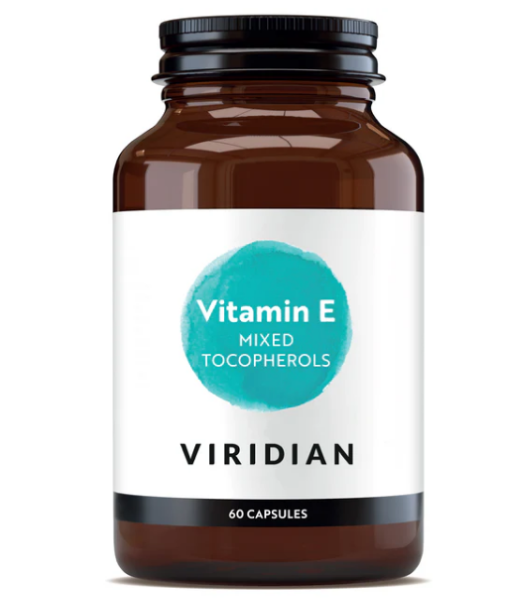 Viridian Mixed Vitamin E tocopherols / tocotrienols - 60 Veg Caps