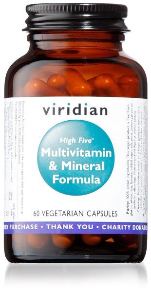 Viridian High Five Multivitamin and Mineral Formula 60 Caps
