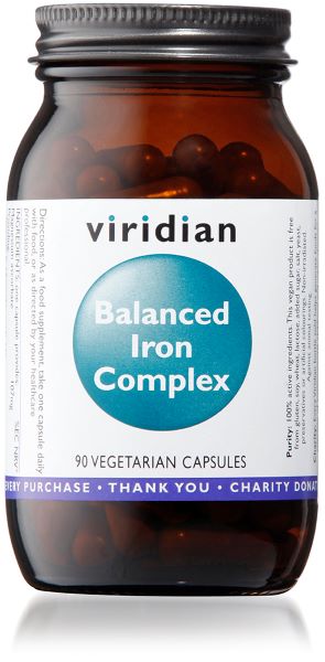 Viridian Iron Complex 15mg 90 caps