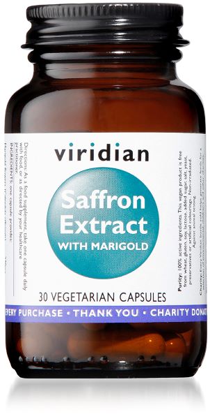 Viridian Saffron Extract with Marigold 30 Caps