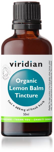 Viridian Lemon Balm Tincture 50ml