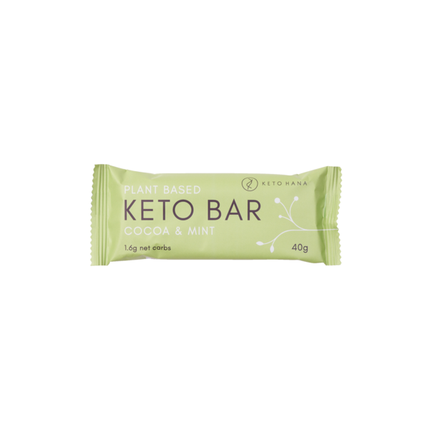 Keto Hana Bar- Cocoa & Mint 40g