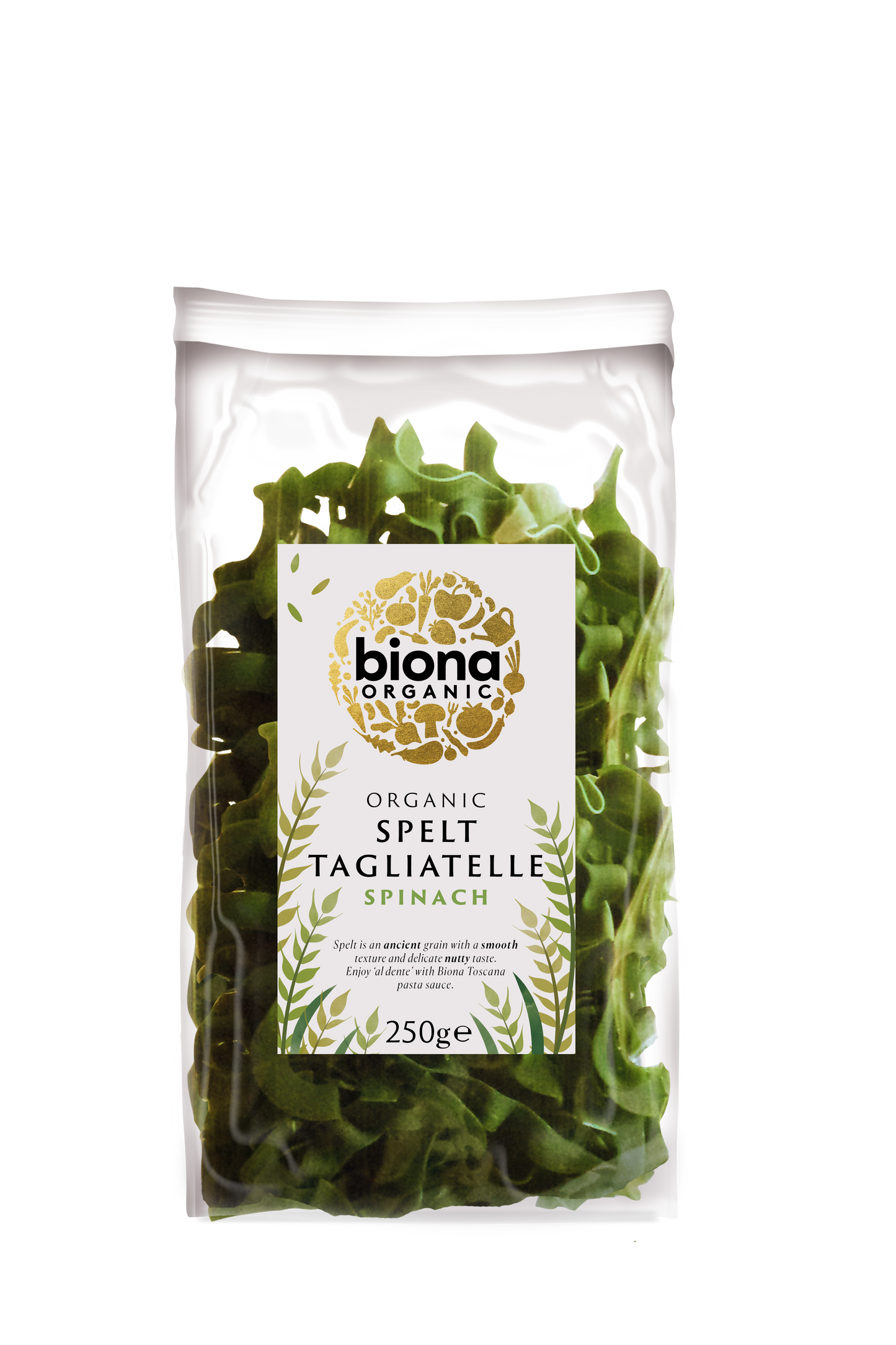Biona Spelt Spinach Tagliatelle 250g