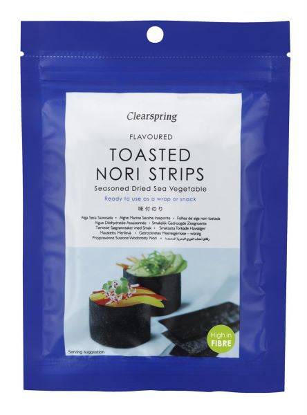 Clearspring Japanese Toasted Nori Strips 13.5g