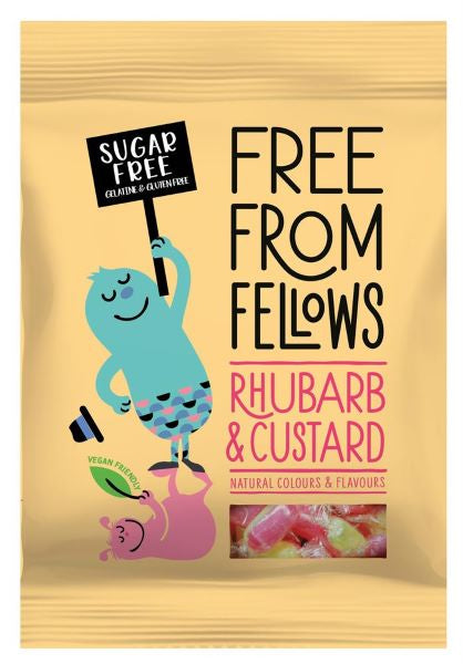 Free From Fellows- Rhubarb & Custard 70g