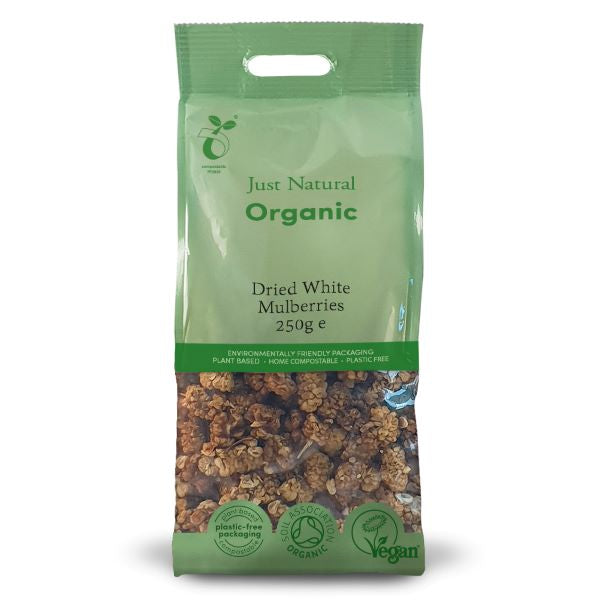 Just Natural Dried White Mulberries 250g