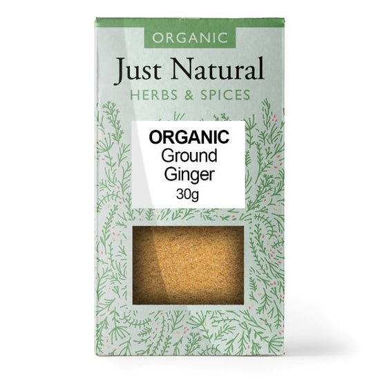 Just Natural Ginger- Ground 30g