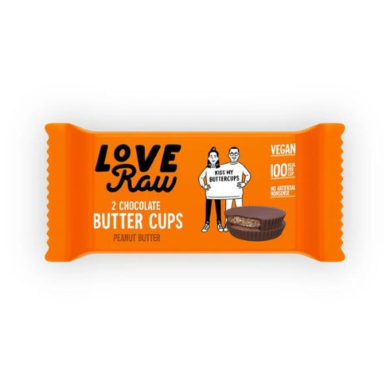 LoveRaw Butter Cups- Peanut Butter 34g
