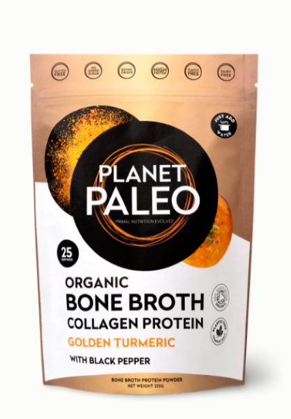 Planet Paleo Organic Bone Broth - Golden Turmeric 225g