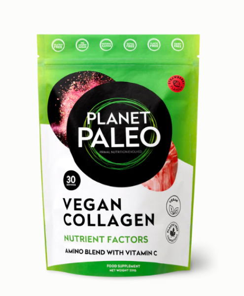 Planet Paleo Vegan Collagen Factors - Strawberry 231g