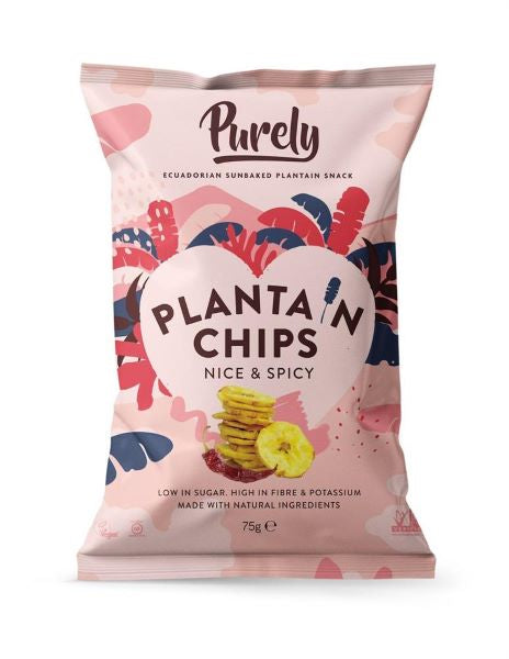 Purely Plantain Chips- Nice & Spicy 75g