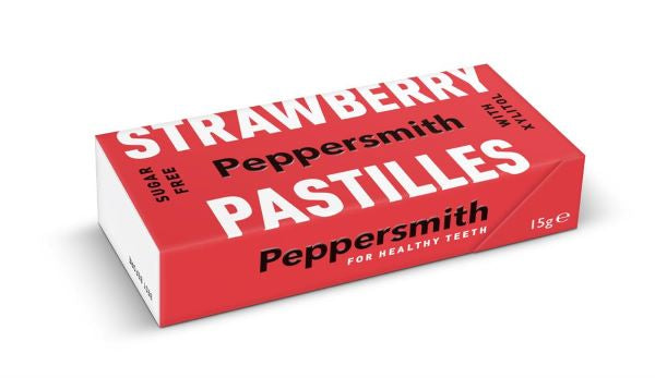 Peppersmith Pastilles- Strawberry 15g