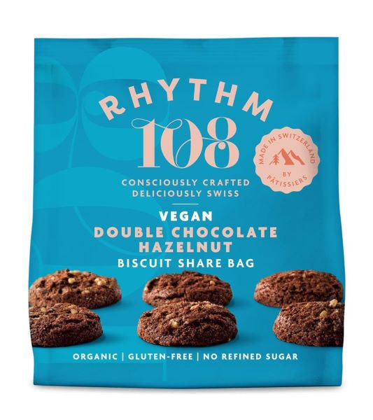 Rhythm 108 Biscuit Bag- Double Chocolate Hazelnut 135g