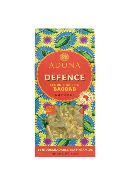 Aduna Defence Super-Tea Lemon Ginger & Baobab- 15 Pyramids