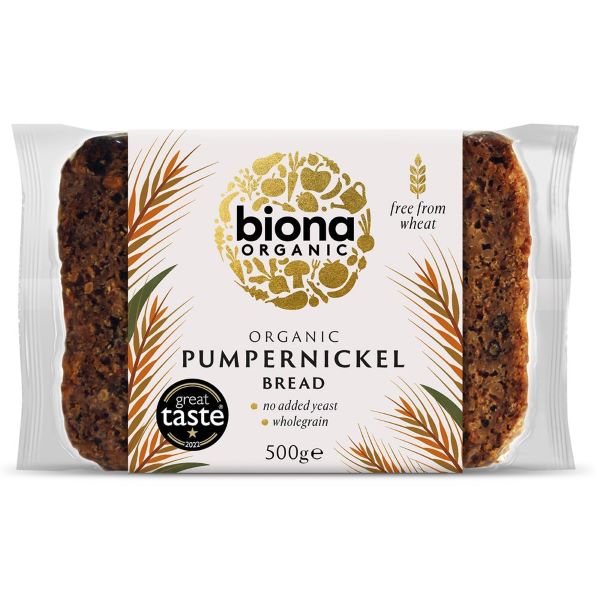 Biona Pumpernickel Bread 500g
