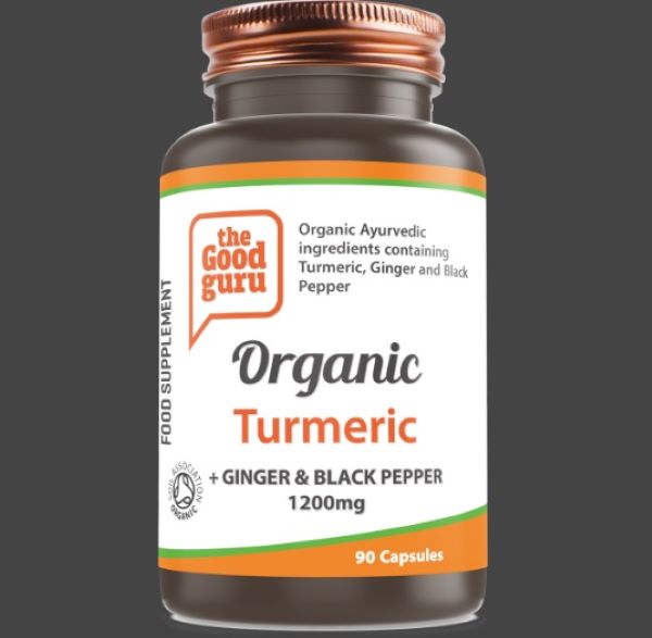 Load image into Gallery viewer, The Good Guru Turmeric + Ginger &amp;amp; Black Pepper - 90 Capsules
