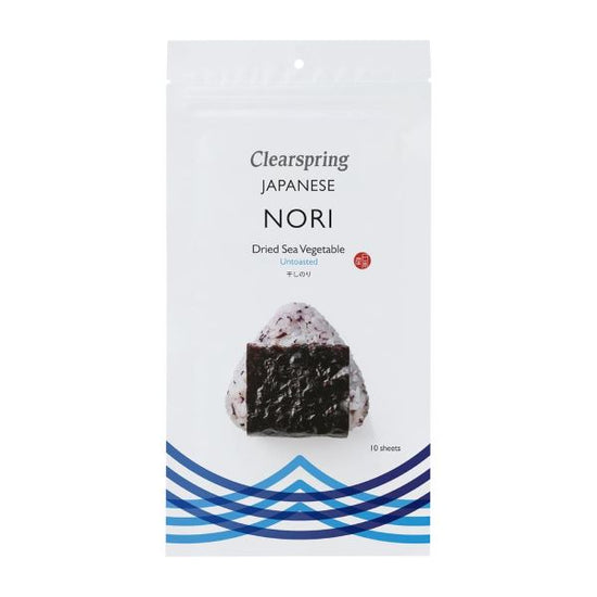 Load image into Gallery viewer, Clearspring Japanese Nori- Untoasted 10Sheet
