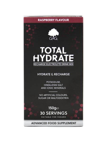 G&G Total Hydrate Electrolytes - Raspberry 150g Powder