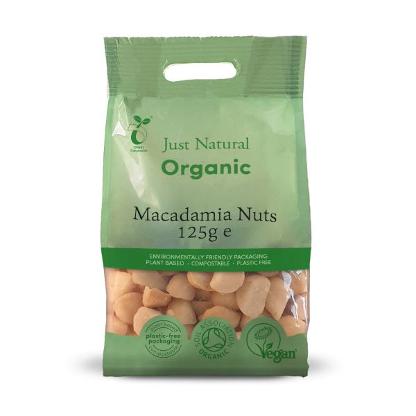 Just Natural Macadamia Nuts 125g