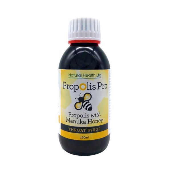 Load image into Gallery viewer, Natural Health Propolis Pro Throat Syrup with Manuka Honey 150ml
