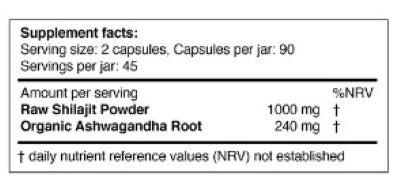 Nature Provides Shilajit & Ashwagandha 90caps