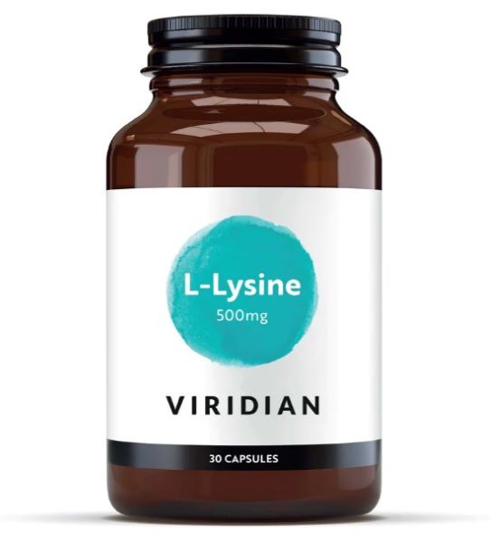 Viridian L-Lysine 500mg 30 Caps
