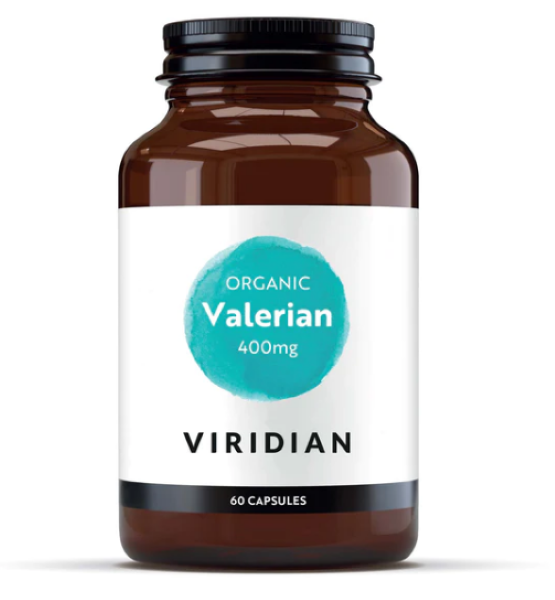 Viridian Organic Valerian 400mg 60 Caps