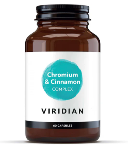 Viridian Chromium & Cinnamon Complex 60 Caps