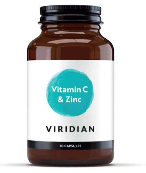 Viridian Vitamin C 500mg with Zinc 90 Caps