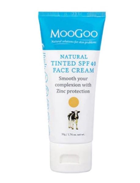 MooGoo Tinted SPF 40 Face Cream 50g