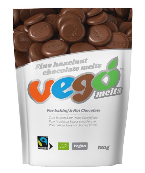 Vego Hazelnut Chocolate Melts 180g