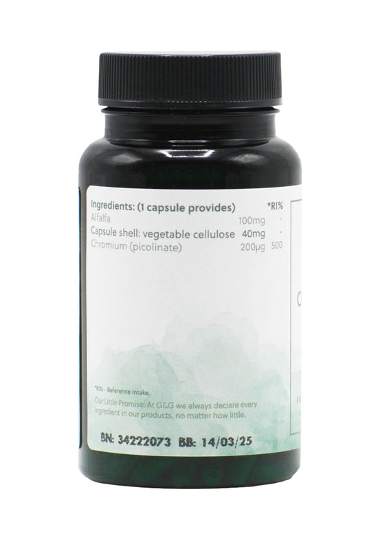 G&G Chromium Picolinate 200µg - 60 Capsules