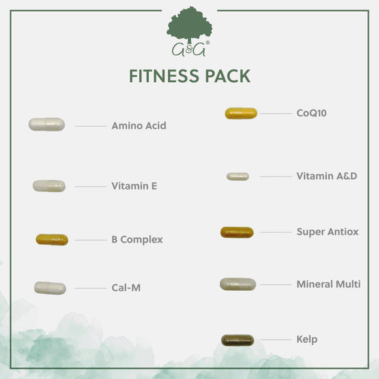 G&G 28 Day Fitness Supplement Pack