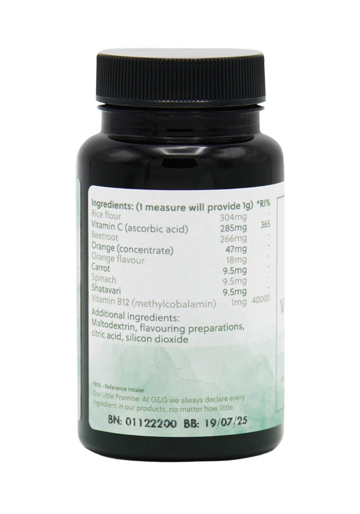 G&G Sublingual Vitamin B12 (Methylcobalamin) - 50g Powder