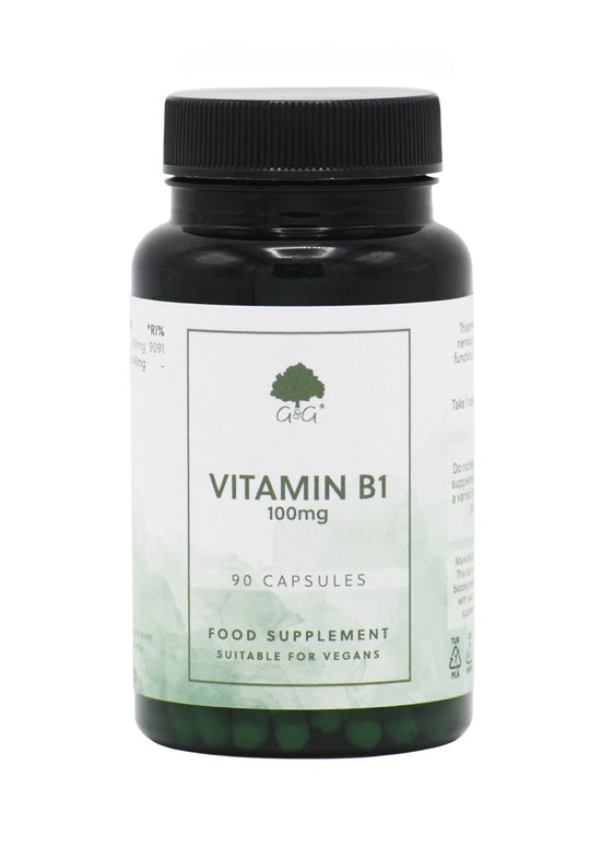 G&G Vitamin B1 Thiamine 100mg - 90 Capsules