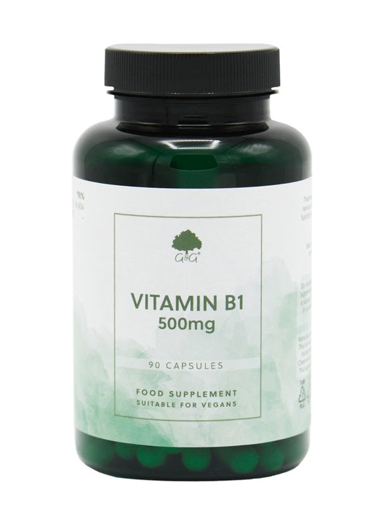 G&G Vitamin B1 Thiamine 500mg - 90 Capsules