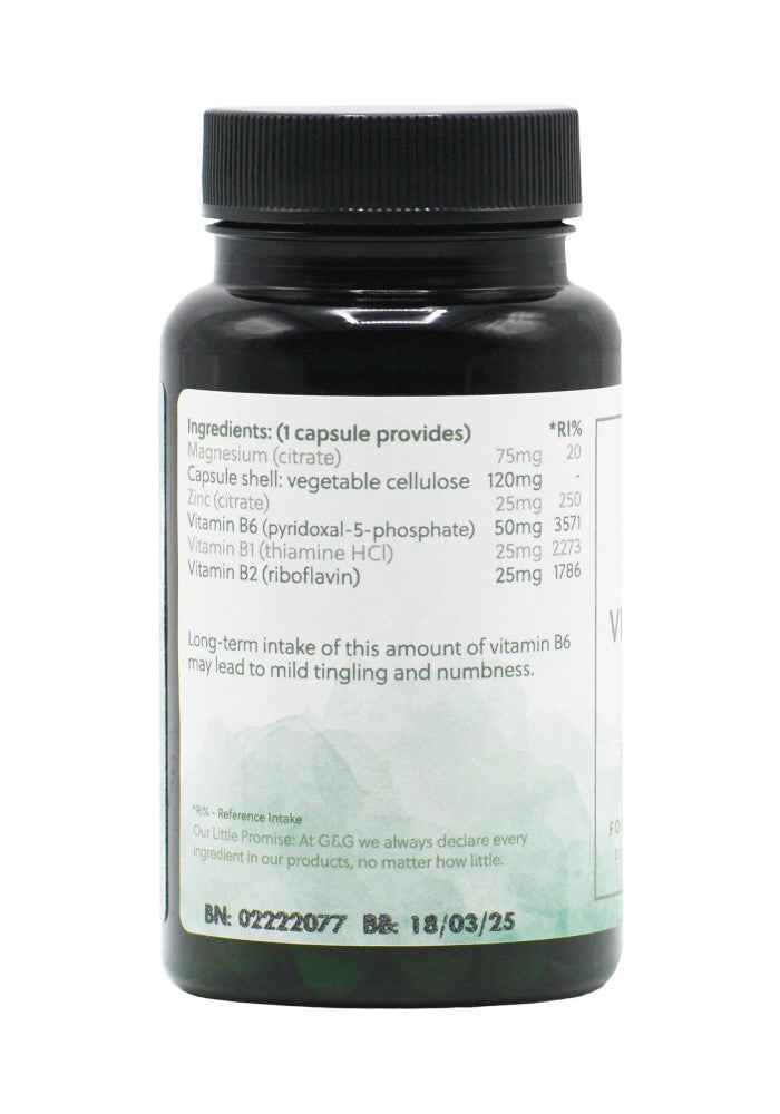 G&G Vitamin B6 Complex (P5P) - 30 Capsules