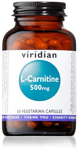 Viridian L-Carnitine 500mg 60 Caps