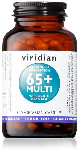 Viridian 65+ Multi 90 Caps
