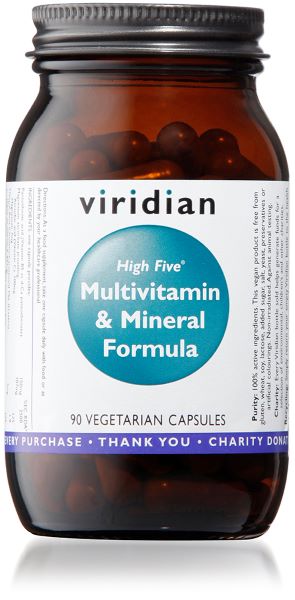Viridian High Five Multivitamin and Mineral Formula 90 Caps