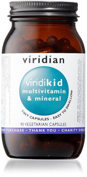 Viridian ViridiKid Multivitamin & Mineral 90 Caps