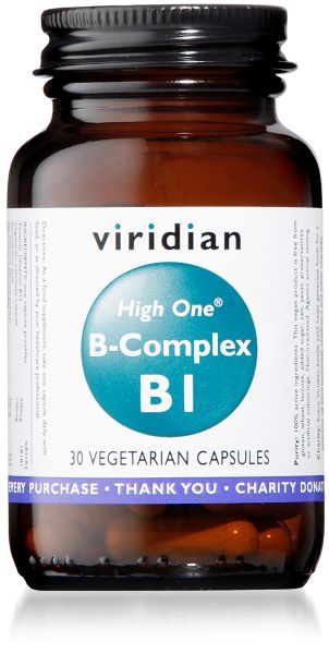 Viridian High One B-Complex 30's B1 30 Caps