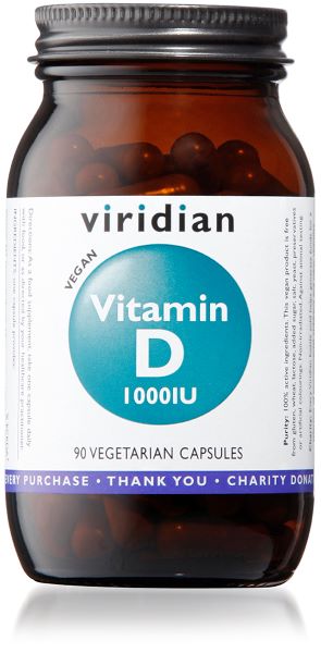 Viridian Vitamin D3 1000iu 90 caps