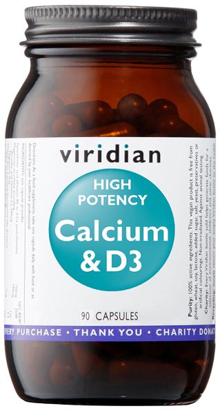 Viridian Calcium & Vitamin D3 90 Caps