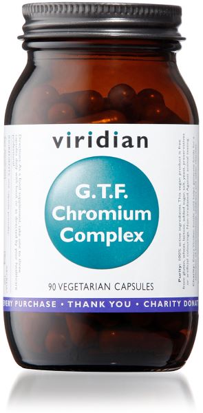 Viridian GTF Chromium 200ug Complex 90 Caps