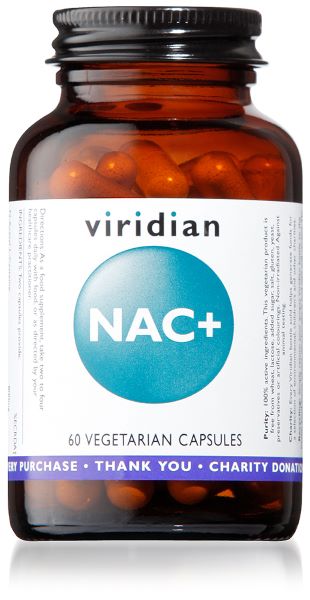 Viridian NAC+ (N-acetyl cysteine) 60 Caps