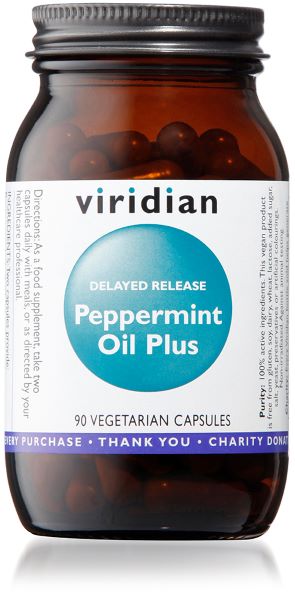 Viridian Peppermint Oil Plus 90 Caps