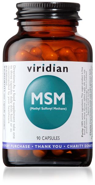 Viridian MSM (Methyl sulphonyl methane) 90 Caps